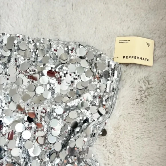 Peppermayo silver mini dress - Picture 3 of 4